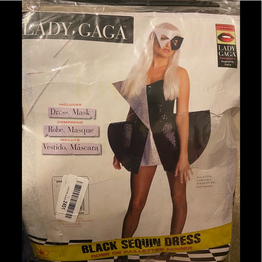 Brand new lady Gaga costume adult